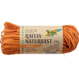 Folia raffia oranje