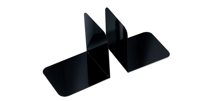 MAUL Buchstütze Metall 14x12x14cm Set 2 Schwarz