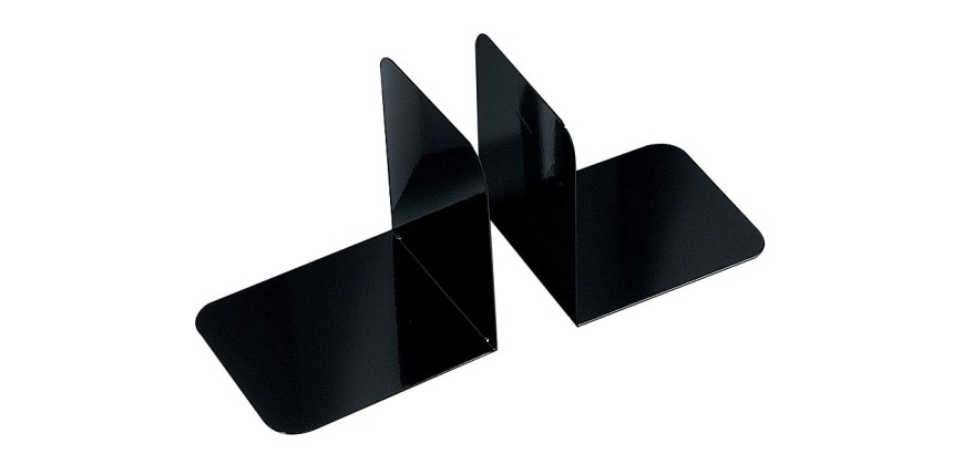 MAUL Buchstütze Metall 14x12x14cm Set 2 Schwarz