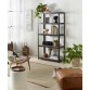 Avasco rek Home Maxi, ft 176 x 90 x 45 cm, 5 legplanken, uit metaal, zwart