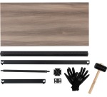 Avasco étagère Home Maxi, ft 176 x 90 x 45 cm, 5 tablettes, en métal, noir