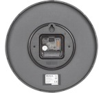 MAUL wall clock Drip, quartz, diameter 25.5 cm, plastic frame, black