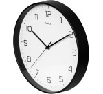 MAUL horloge murale Drip, quartz, diamètre 30,5 cm, cadre en plastique, noir