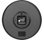 MAUL horloge murale Drip, quartz, diamètre 30,5 cm, cadre en plastique, noir