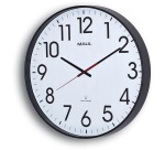 MAULclimb RC Wall Clock Ø47x5.5cm Silver/White Plastic with Battery