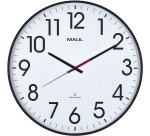 MAULclimb RC Wall Clock Ø47x5.5cm Silver/White Plastic with Battery