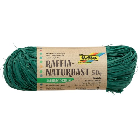 Folia raffia smaragdgroen