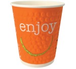 Gobelet en carton pour des boissons chaudes, 200 ml, couleurs assorties paquet de 37 pièces