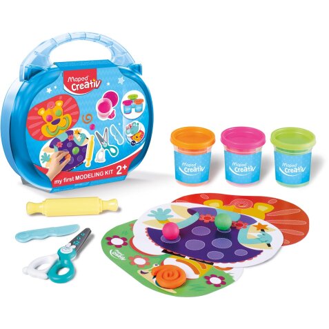 Maped Creativ Early Age modeling kit, knutselkoffer met boetseerklei