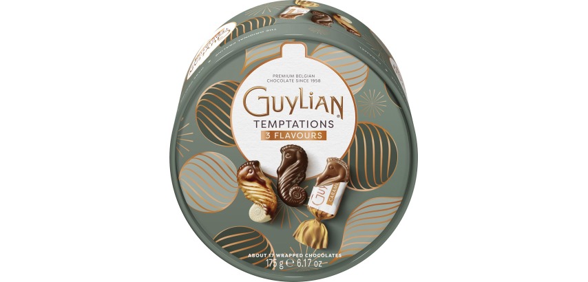 Guylian Chocolate Temptations Mix, Jewel Box, 175g box