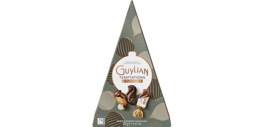 Guylian Chocolate Temptations Mix, Christmas tree, 125 g box