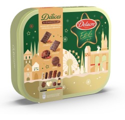 Delacre Délices au chocolat, blikken doos van 485 g