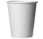 Cardboard cup, 180 ml, 100 pieces, white