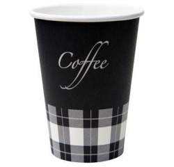 Gobelet en carton Premium, 180 ml, 100 pièces, noir