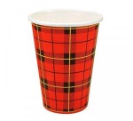 Scotty gobelet en carton, 180 ml, 100 pièces, rouge