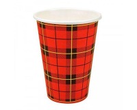 Scotty gobelet en carton, 180 ml, 100 pièces, rouge