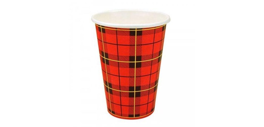 Scotty paper cup, 180 ml, 100 pieces, red