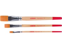 Talens Art Creation aquarelpenselen polyester plat, set van 3 penselen