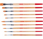 Talens Art Creation pinceaux à aquarelle polyester assorti, set de 10 pinceaux