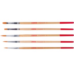 Talens Art Creation pinceaux à aquarelle polyester assorti, set de 5 pinceaux