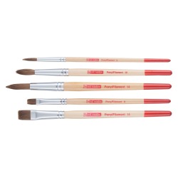 Talens Art Creation set de pinceau aquarelle en polyestre, set de 5 pinceaux