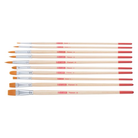 Talens Art Creation penselenset polyester geassorteerd, set met 10 penselen