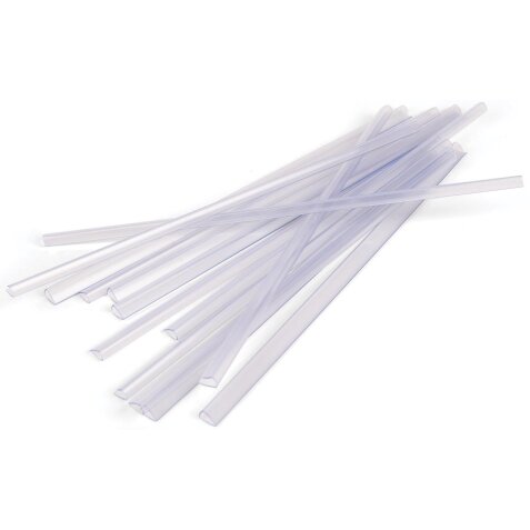 Pergamy klemstrips, pak van 25 stuks, 3 mm, transparant