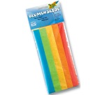 Folia papier de soie couleurs assorties: bleu foncé, blanc, vert clair, violette, noir, brun, jaune, v...