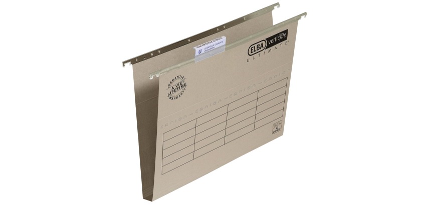 Elba dossiers suspendus Verticfile Ultimate format folio, fond 30 mm - Pack de 25 dossiers