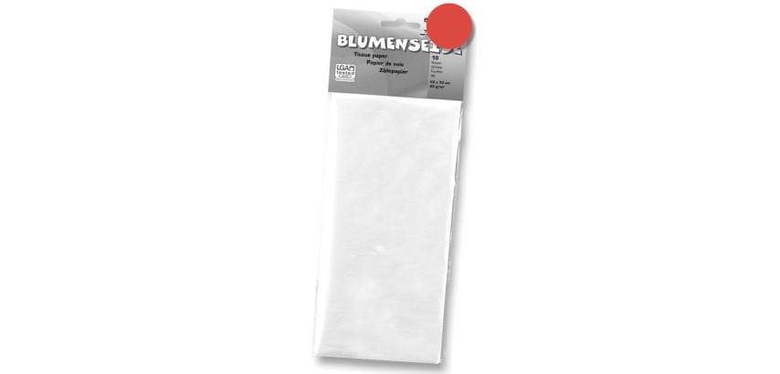 Red tissue paper sheets