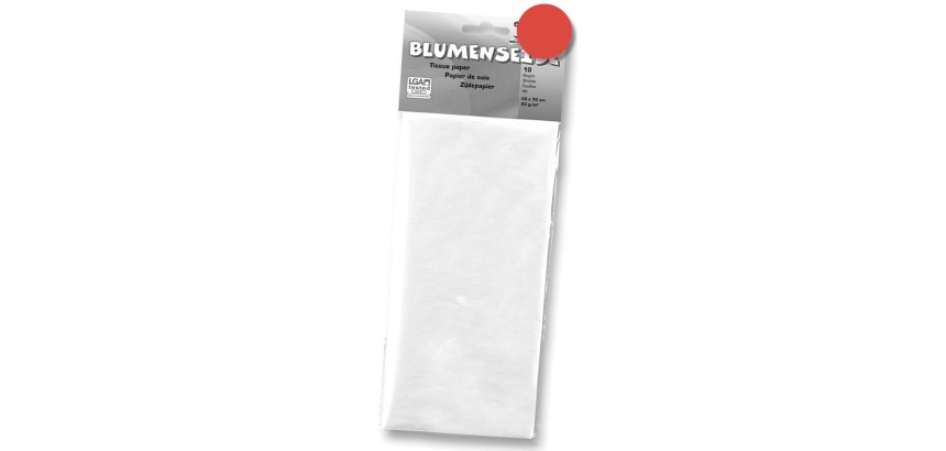 Red tissue paper sheets