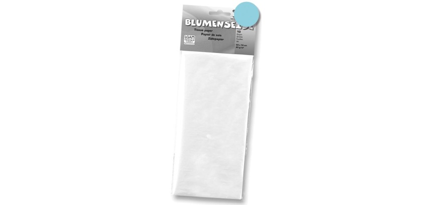 Folia papier de soie bleu clair