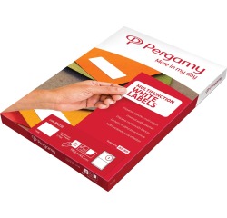 Pergamy witte etiketten, ft  99,1 x 93,1, ronde hoeken, pak van 600 etiketten