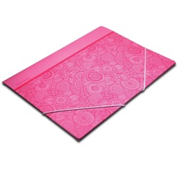 Pergamy Mandala chemise à rabats et élastiques, ft A4, rose