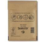 Mail Lite luchtkussenenveloppen, goud, A/000, 110 x 160 mm, doos van 200 stuks
