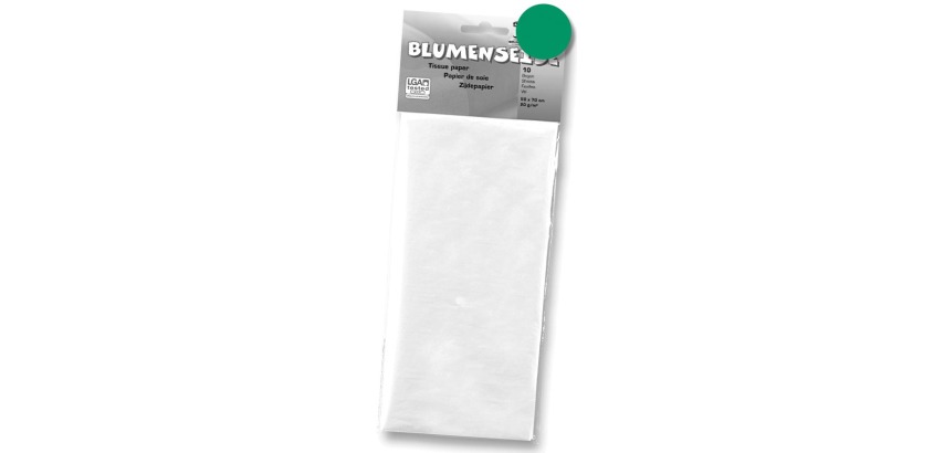 Dark green tissue paper sheets