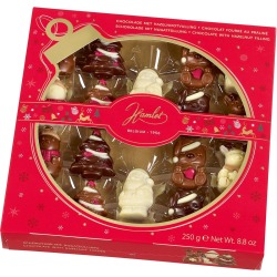 Hamlet chocolade kerstfiguurtjes, doos van 250 g