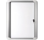 Pergamy Excellence vitrine en verre avec surface magnétique, pour l'extérieur, ft 4 x A4