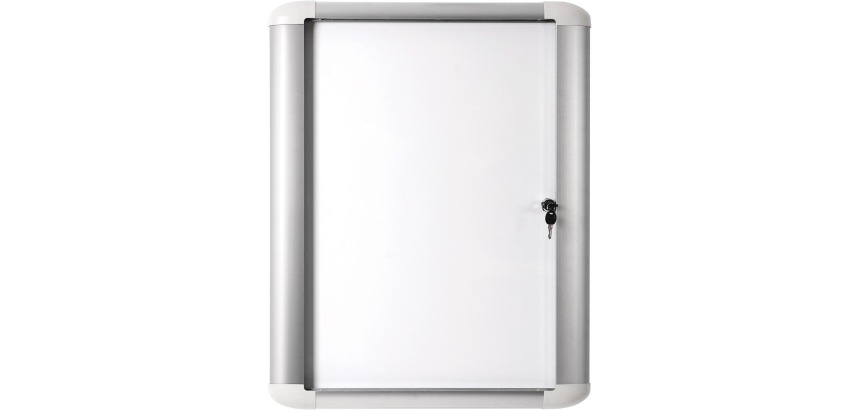 Pergamy Excellence vitrine en verre avec surface magnétique, pour l'extérieur, ft 4 x A4