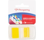 Pergamy index ft 43 x 25 mm, jaune