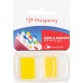 Pergamy index ft 43 x 25 mm, jaune