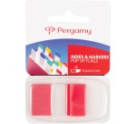 Pergamy index ft 43 x 25 mm, rouge
