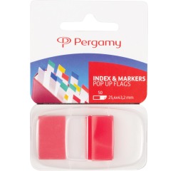 EN_PERGAMY INDEX 43X25MM ROUGE BLS