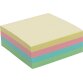 Pergamy jumbo notes, ft 76 x 76 mm, 320 feuilles, couleurs assorties pastel