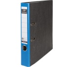 Pergamy classeur, pour ft A4,en carton, dos de 5 cm, marbré, bleu