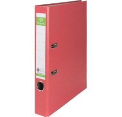 Pergamy ordner, voor ft A4, uit Recycolor papier, rug van 5 cm, rood