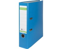 Pergamy classeur, pour ft A4, en carton recouvert de Plastique Recycolor, dos de 8 cm, bleu