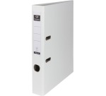 Pergamy ordner, voor ft A4, uit PP en papier, zonder beschermrand, rug van 5 cm, wit