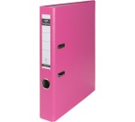 Pergamy classeur, pour ft A4, en carton recouvert de PP, sans bord de protection, dos de 5 cm, rose