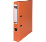 Pergamy classeur, pour ft A4, en carton recouvert de PP, sans bord de protection, dos de 5 cm, orange